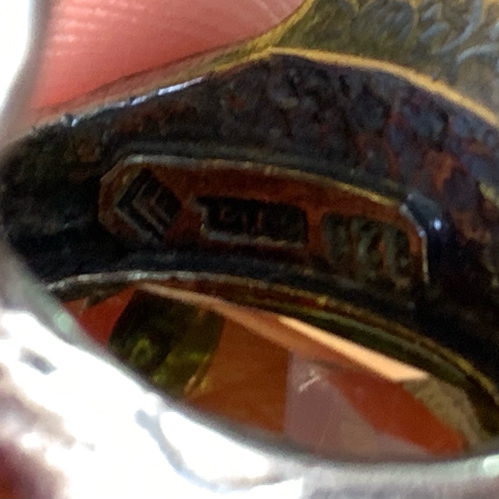 Olivine Swarovski Crystal Ring 925 R1883 - Picture 8 of 8